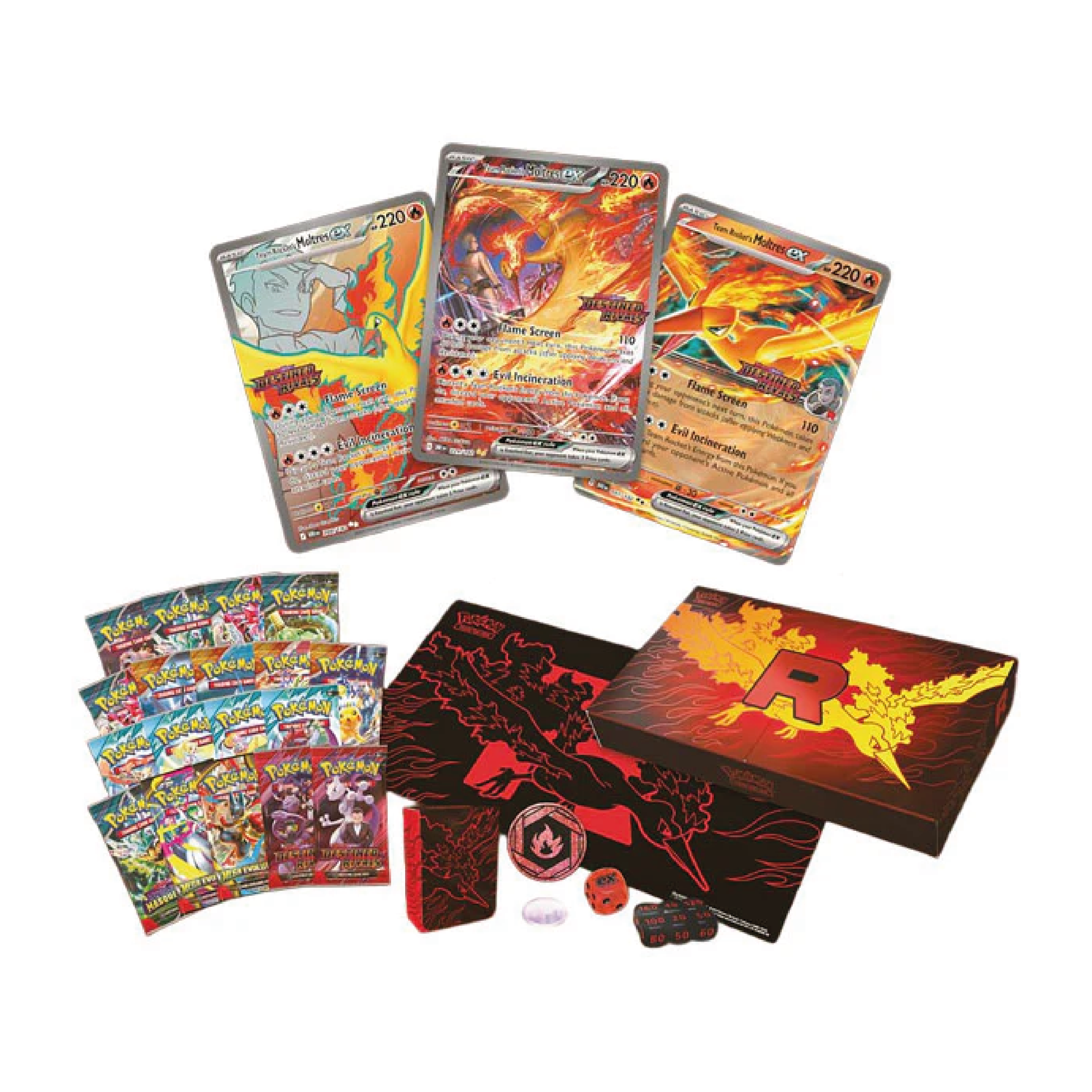 Team Rocket's Moltres ex Ultra-Premium Collection INGLÉS