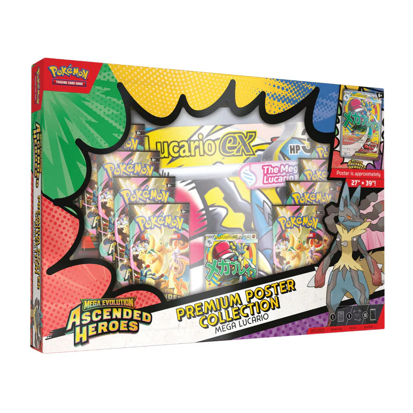 [PREVENTA] Premium Poster Collection Mega Lucario INGLÉS - Ascended Heroes