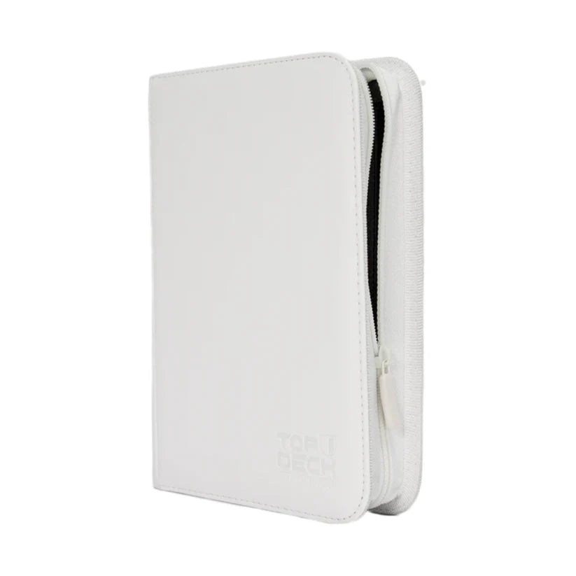 Carpeta Cuero TOPDECK - 160 Espacios - Blanca